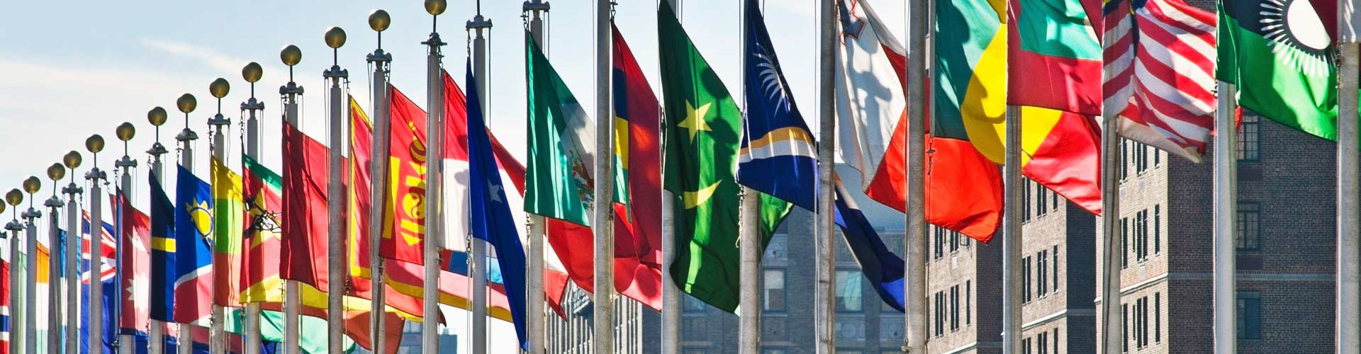 United Nations Flags in New York